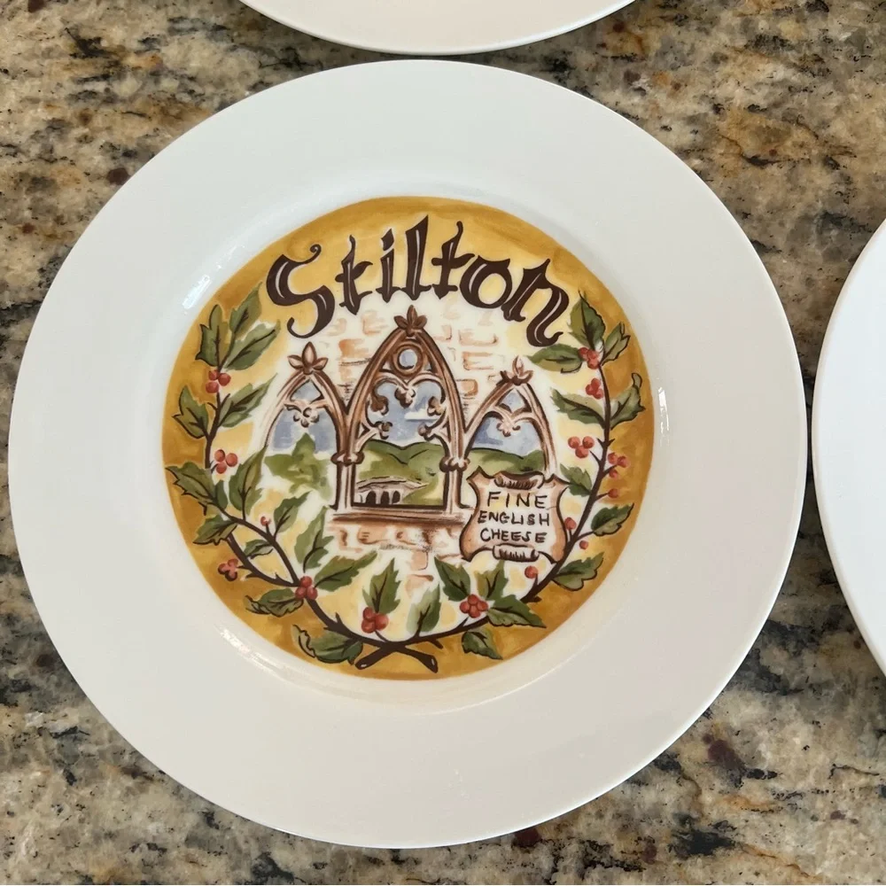 Restoration Hardware Cheese Appetizer Plates